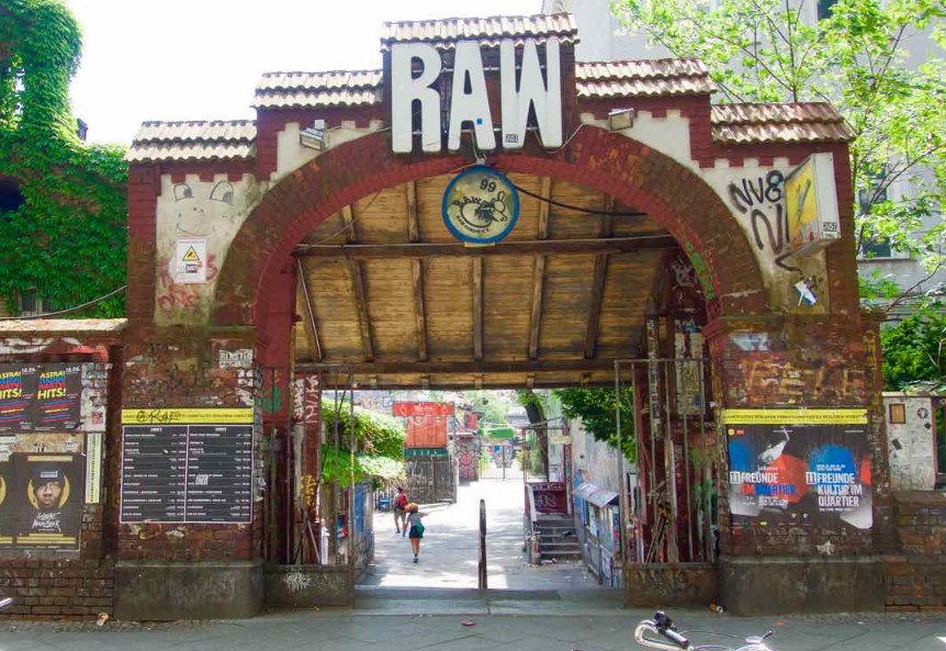 RAW-Gelände (Kreativviertel in Friedrichshain) Street-Art-Spots in Berlin
