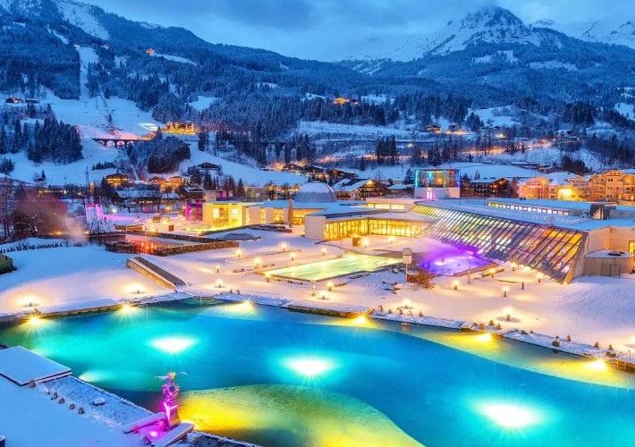Thermalbäder und Wellness geniessen Aktivitäten im Winter in Deutschland